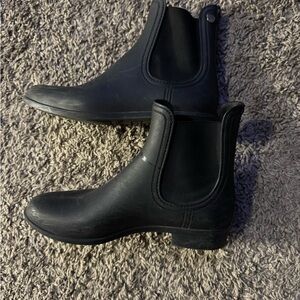 Aldo Black Rubber Boots
